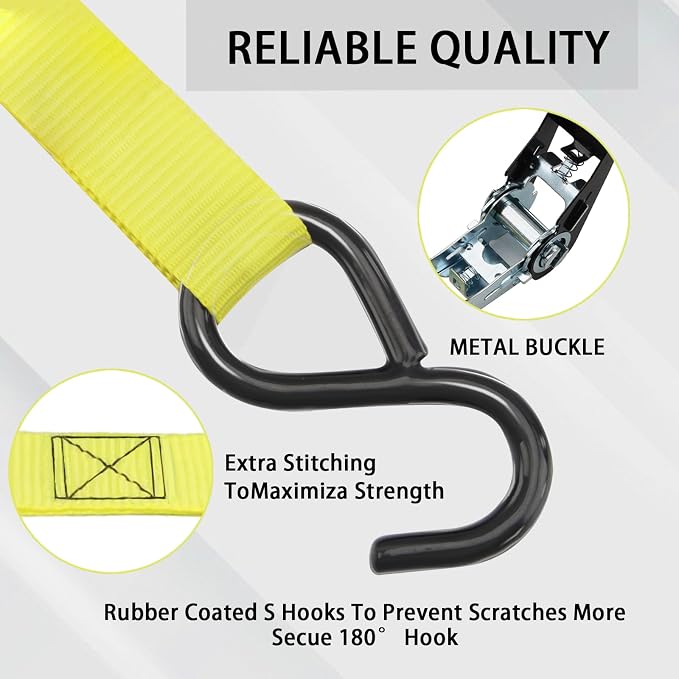 XSTRAP STANDARD Ratchet Tie Down Straps - Image 3