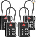 ANVIL TSA Approved Luggage Locks – High Security TSA008 Combination Travel Locks by ANVIL