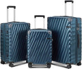 Luggage sets 3 piece with Spinner Wheels, PC Hard Shell Travel Luggage by Unknown