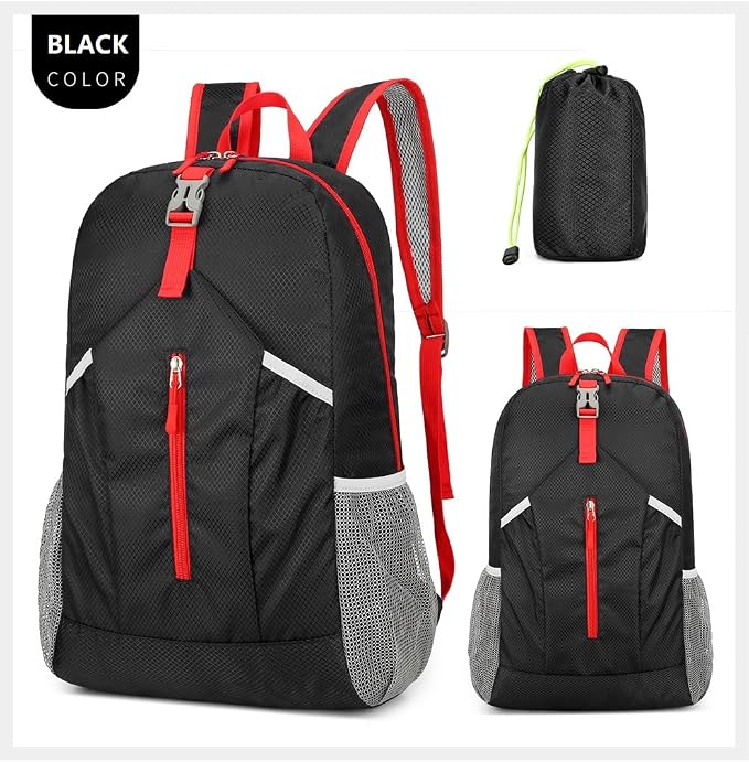 25L Hiking Backpack Foldable Sports Daypack Camping Collapsible Bag Water - Image 2