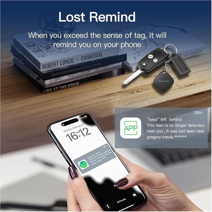 Air Tracker Tag 4 Pack Bluetooth Luggage Tracker tag Locator Works - Image 6