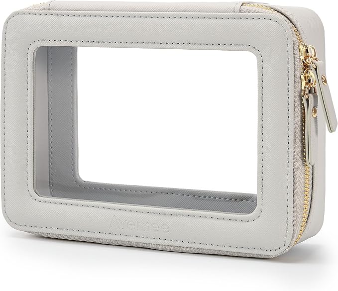 Aveniee Clear Makeup Bag Organizer, Travel Toiletry Bag by Aveniee