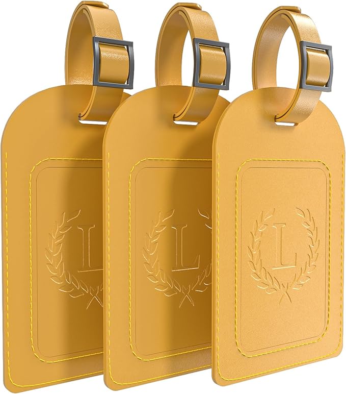 FESAS 3 Pack A-Z Alphabet Luggage Tags by Unknown