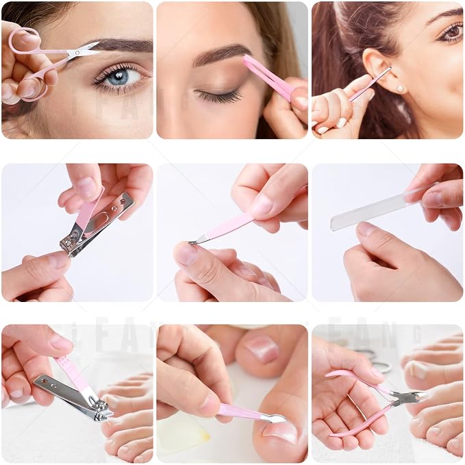 Women' Manicure Set Pedicure Kit Nail Clippers Set Fingernail Clipper Set - Image 3