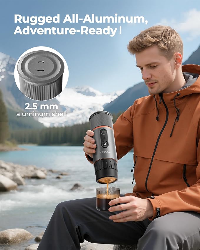 Portable Espresso Coffee Maker, Travel Coffee Maker - Image 2