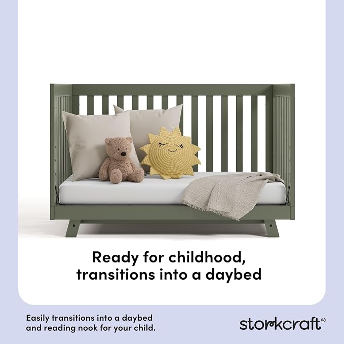 Storkcraft Beckett Grow-with-Me Convertible Crib – GREENGUARD Gold Certified - Image 7