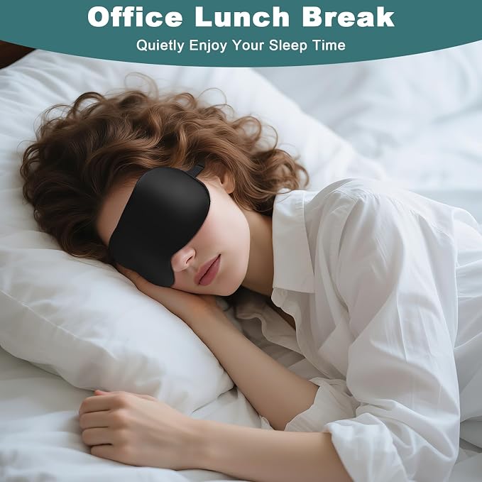 Sleep Mask, Real Natural Pure Silk Eye Masks - Image 5