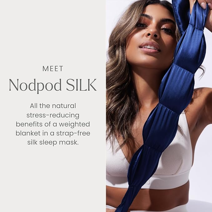 Nodpod Gentle Pressure Silk Sleep Mask | Patented Light Blocking Design - Image 2