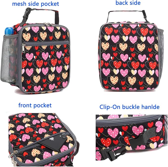 FlowFly Kids Lunch box Insulated Soft Bag Mini Cooler Back to School Thermal - Image 4