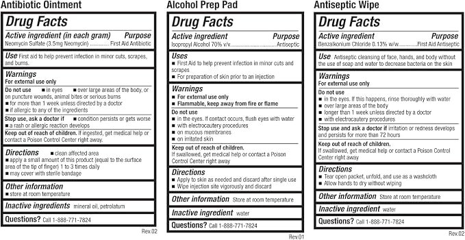 Be Smart Get Prepared 85 Piece First Aid Kit: Clean, Protect Minor Cuts - Image 9