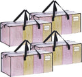 VENO 4 Pack Moving Bags Extra Large Storage Bags by Veno