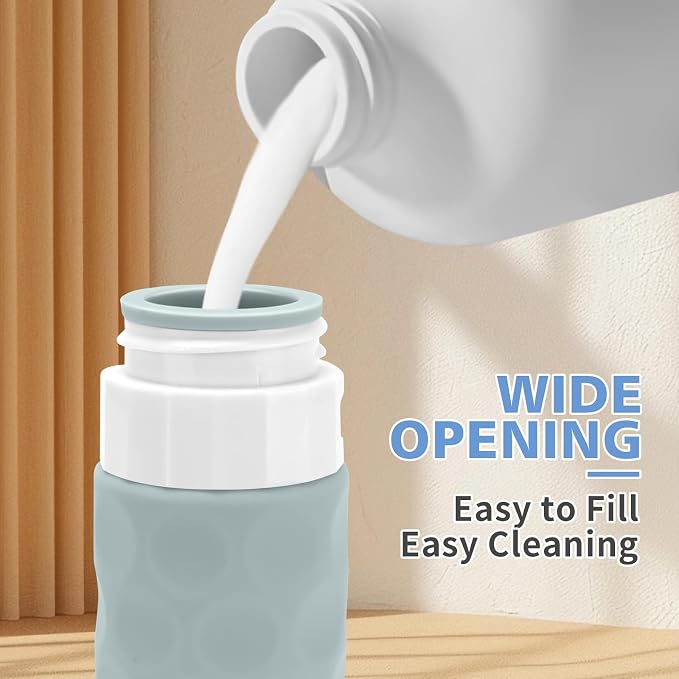 Travel Bottles for Toiletries, BPA Free Leak Proof Premium Silicone Bottles - Image 4