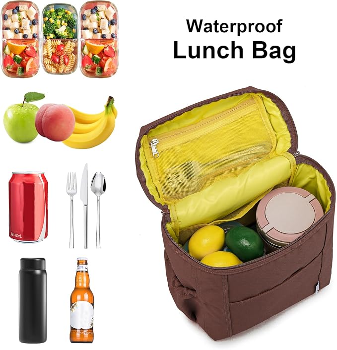 NOL Natural Organic Lifestyle Insulated Lunch Bags - Image 5