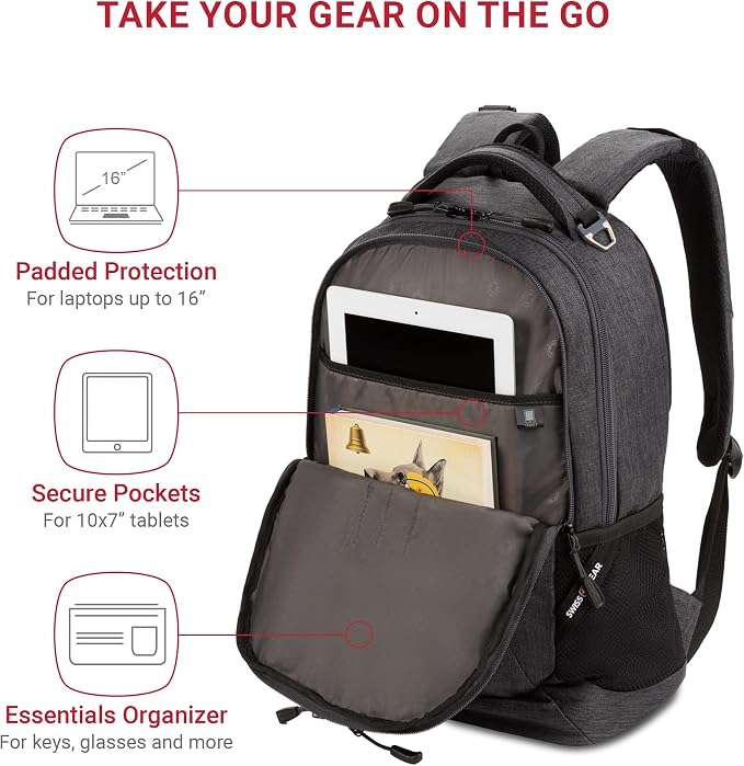 SwissGear Cecil 5505 Laptop Backpack - Image 2
