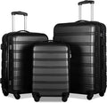 Merax Luggage Sets of 3 Piece Carry on Suitcase Airline Approved, Hard Case by Merax