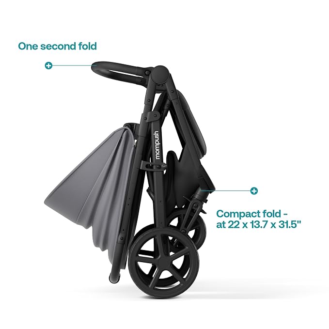 Mompush Nova Baby Stroller for Toddler, Infant & Newborn | Spacious Seat & - Image 4