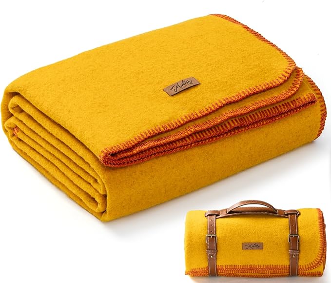 100% Wool Blanket, Military Wool Blanket, Sporting Events, Survival Kits by EmbraceCozyWarmthandUltimateComfort