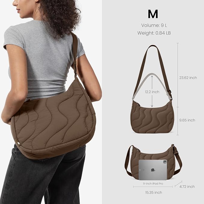 tomtoc 9L Puffer Sling Crossbody Bag - Image 3