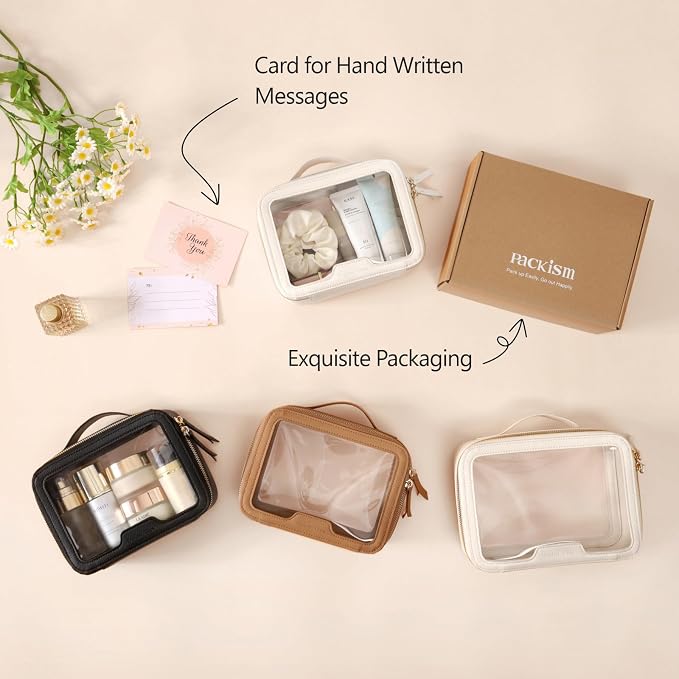 PACKISM Medium Clear Makeup Bag - Image 4