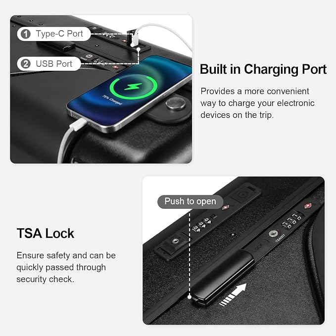 Ride On Luggage with Foldable Seat - Image 4