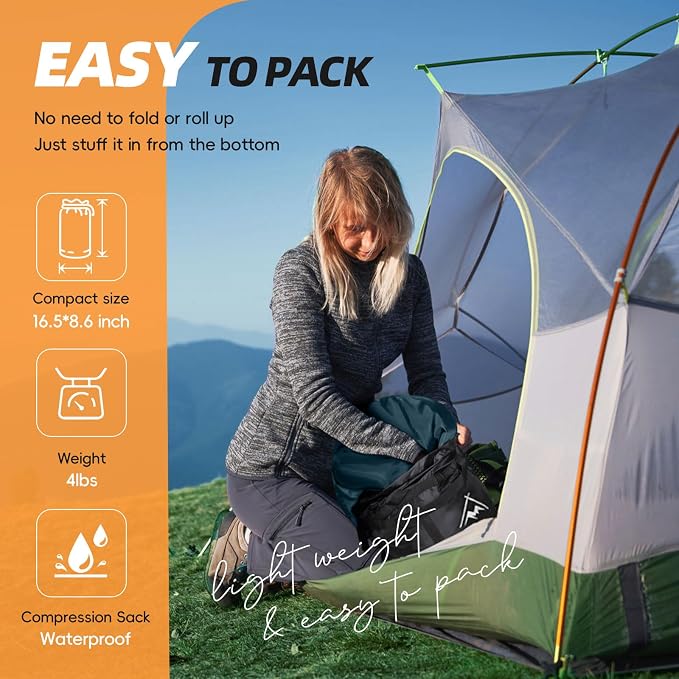 MEREZA Flannel Sleeping Bag for Adults XL, Large Wide Sleeping Bags for Camping - Image 7