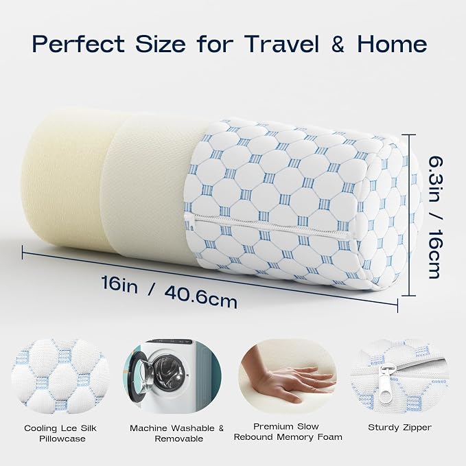 Neck Roll Pillow for Neck Pain Relief - Image 2