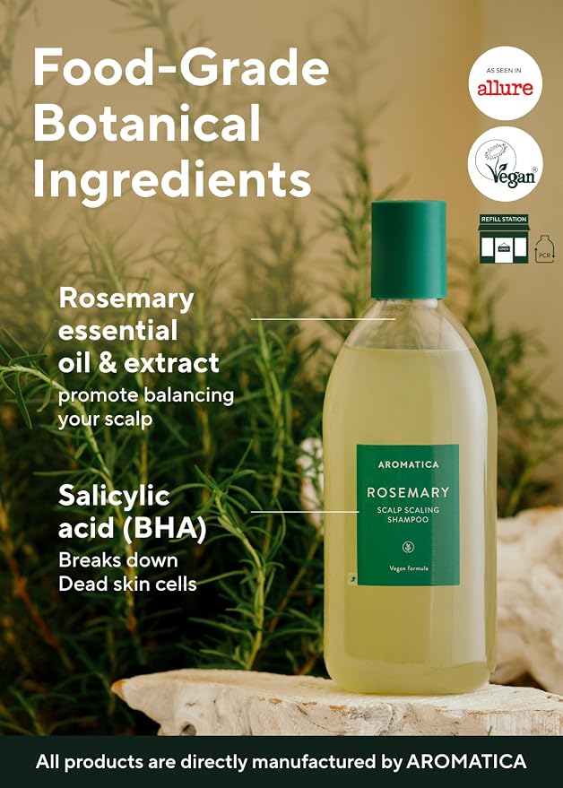 AROMATICA Rosemary Scalp Scaling Shampoo - Image 3