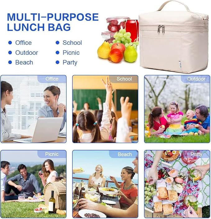 NOL Natural Organic Lifestyle Insulated Lunch Bags - Image 9
