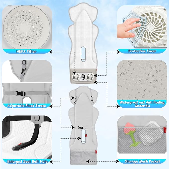TRELC Baby Stroller Cooling Pad - Image 7