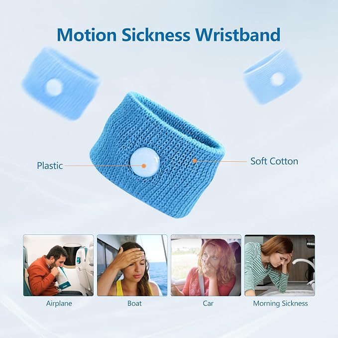 Motion Sickness Wristband, Anti-Nausea Acupressure Wrist Band - Image 2