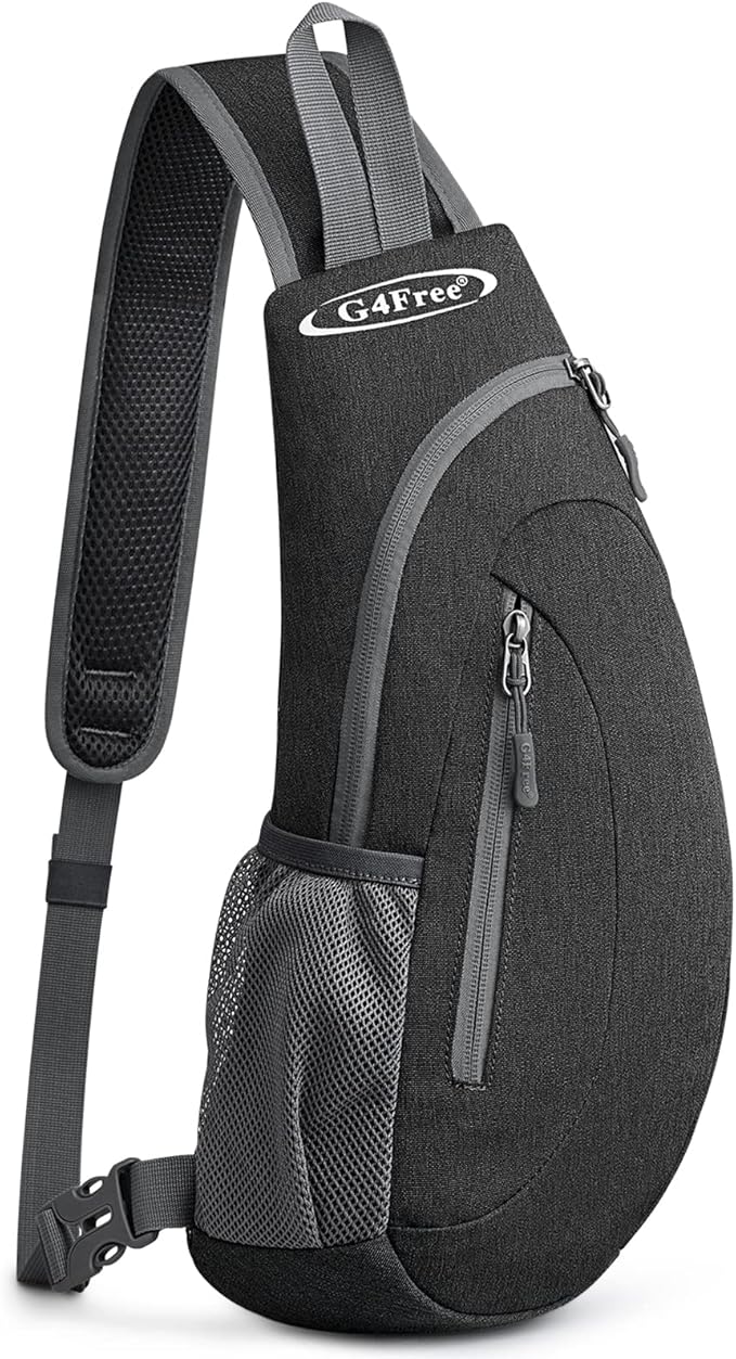 G4Free Sling Bag for Men Women, Small Crossbody Backpack Lightweight Chest by G4Free