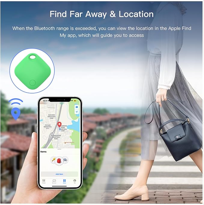 RSH Air Tracker Tag 4 Pack Bluetooth Luggage Tracker tag Locator Works - Image 7