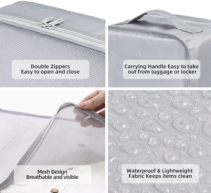 JJ POWER Travel Packing Cubes, Luggage Organizers - Image 3