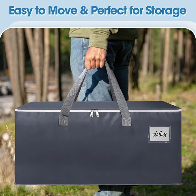 2 Pack Extra Large 93L Moving Bags, 60lb Heavy Duty Moving Totes - Image 4