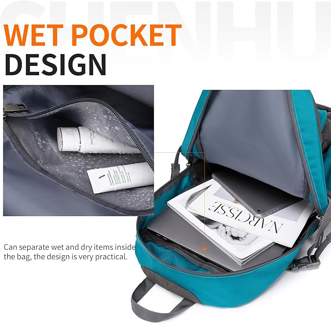 40L Hiking Backpack Lightweight Daypack Waterproof Travel Camping Backpack - Image 2