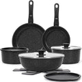15Pcs Pots and Pans Set Non Stick, Cookware Sets by SODAY