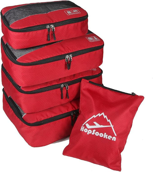 5 Set Packing Cubes for Travel Large Suitcase Luggage Organizer Bags Travel by HOPSOOKEN