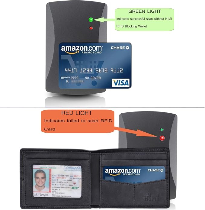 Wallet for Men-Genuine Leather RFID Blocking Bifold Stylish Wallet - Image 5