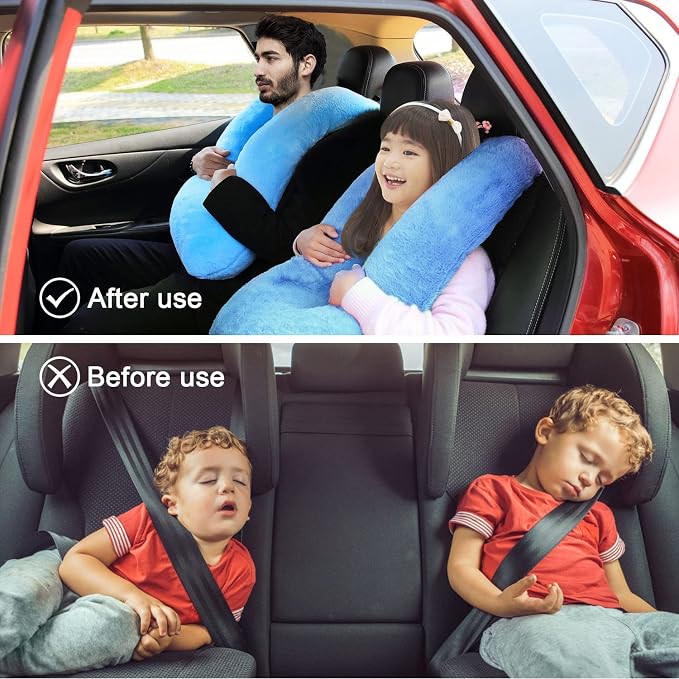 Travel Pillow, Travel Pillow for Kids, Sleeper Hold Pillow Travel, Removable - Image 2