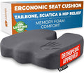 5 STARS UNITED Seat Cushion for Tailbone Pain Relief – Memory Foam Cushion for by 5STARSUNITED