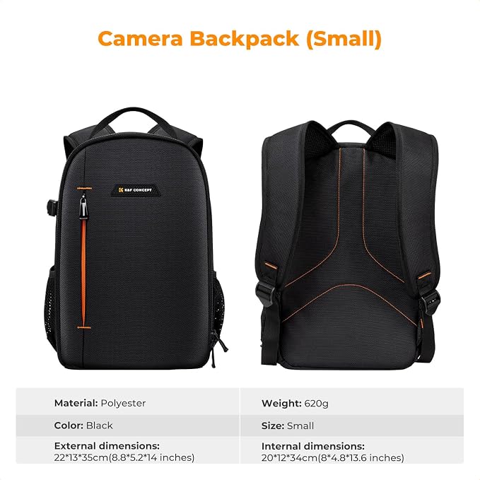 K&F Concept Camera Backpack for Photographers Photography Camera Bag - Image 7