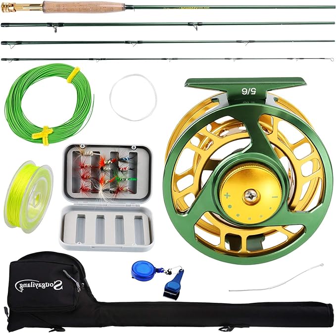 Sougayilang Fly Fishing Rod Reel Combos by Sougayilang