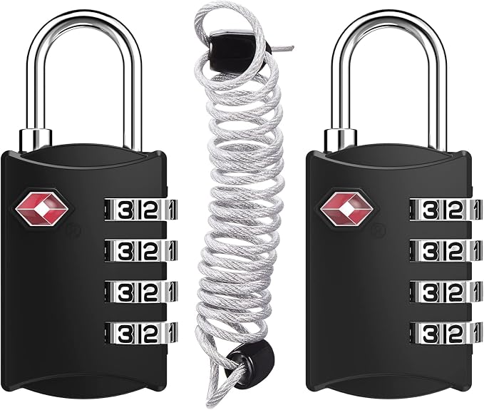 ZHEGE Travel Locks 2 Pack, TSA Locks by ZHEGE