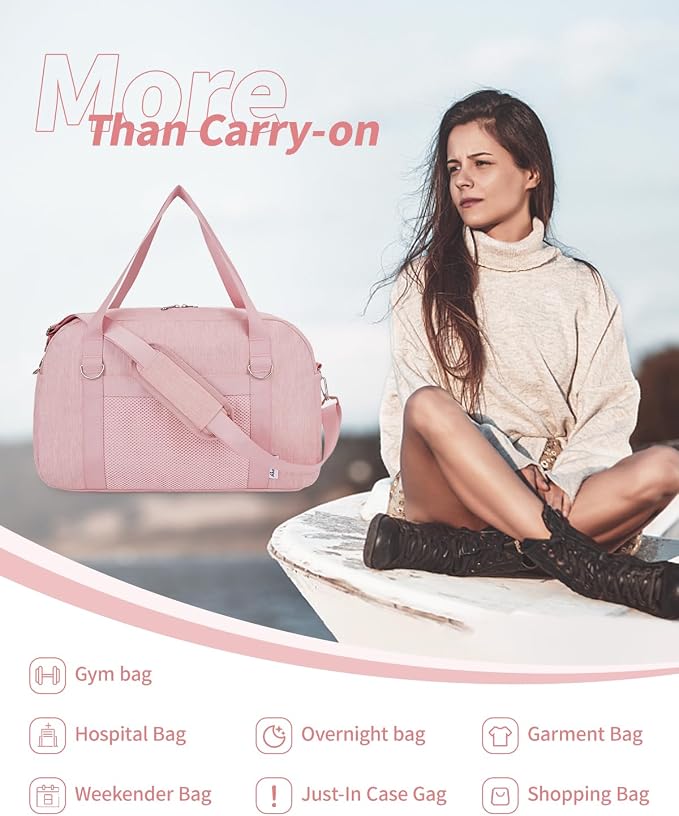 Narwey For Spirit Airlines Personal Item Bag 18x14x8, Small Duffle Bag for - Image 5