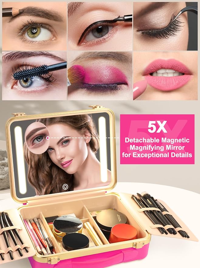Kalolary Travel Makeup Train Cases - Image 2