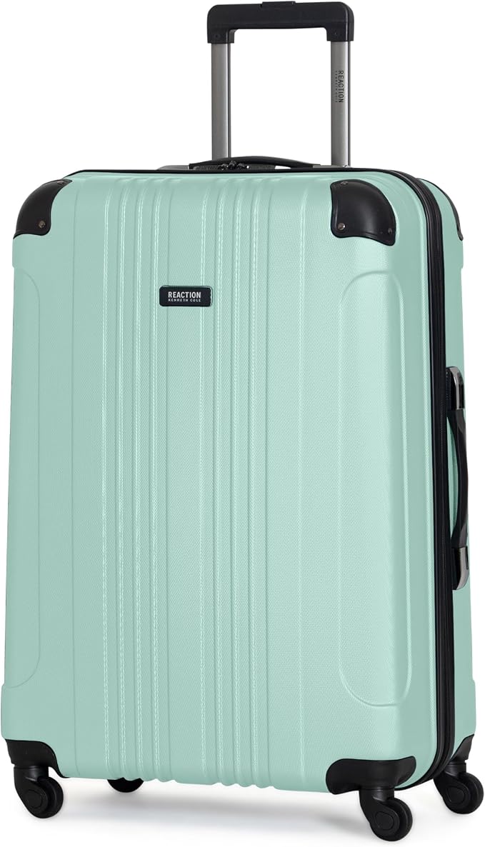 Kenneth Cole REACTION Out of Bounds, Mint Blue, 28-Inch Checked by KennethCole