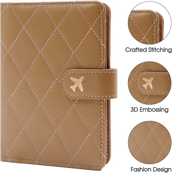 Melsbrinna Premium Leather Passport Holder Covers Case, Waterproof Rfid - Image 5