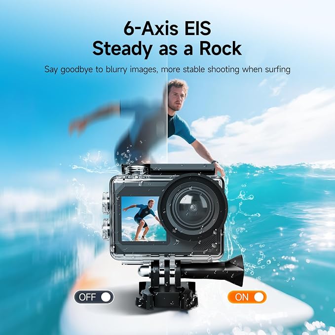 SVBONY SVGo2 Action Camera 4K30FPS 50MP, 5X Zoom Touch Screen Sports Camera - Image 5