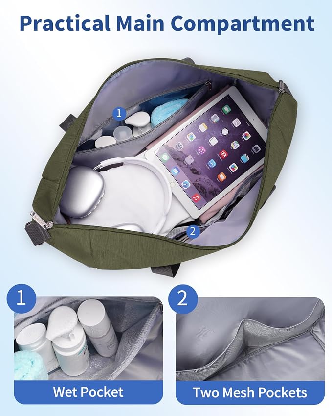 Narwey 18x14x8 Inches Travel Bag Spirit Airlines Frontier Personal Item Bag - Image 3