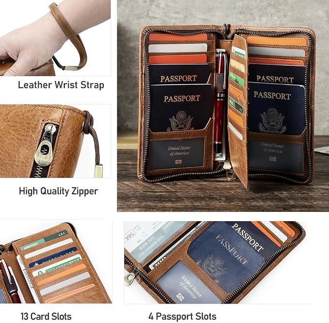 CONTACTS Travel Family Passport Holder - Image 5
